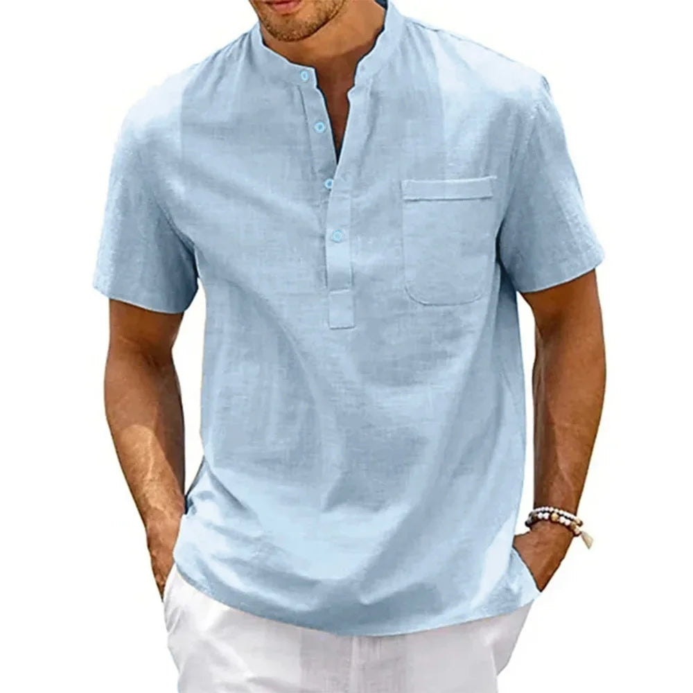 Coastal Ease Linen Shir