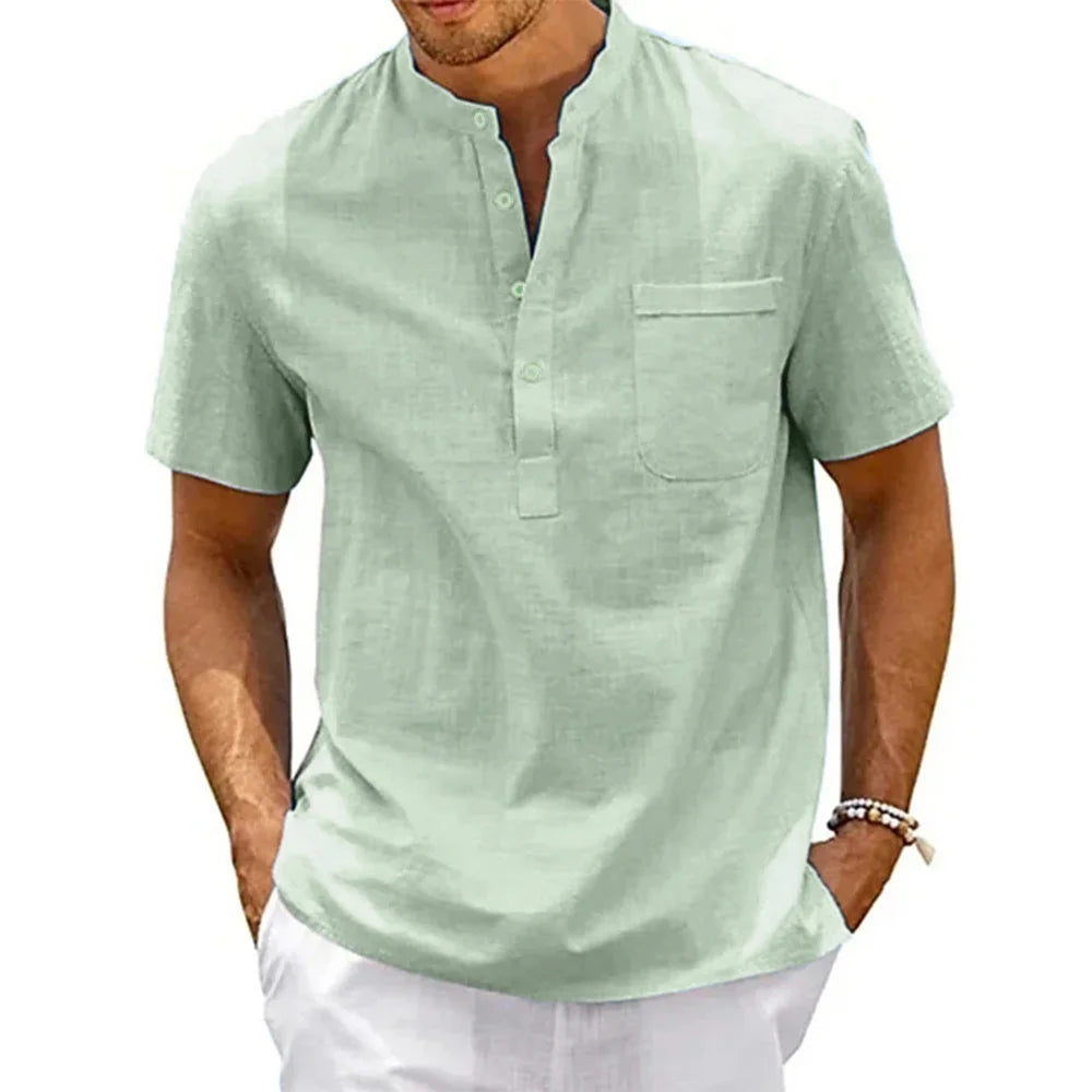 Coastal Ease Linen Shir