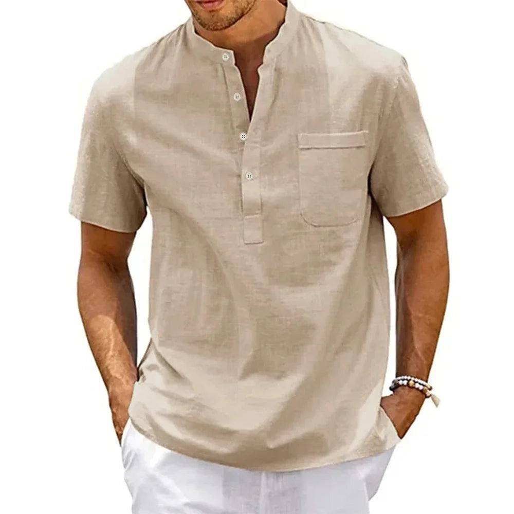 Coastal Ease Linen Shir